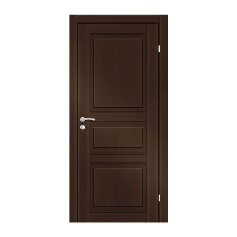 Полотно дверное Olovi Вермонт, глухое, дуб луго темный, б/п, б/ф (800х2000х34 мм)